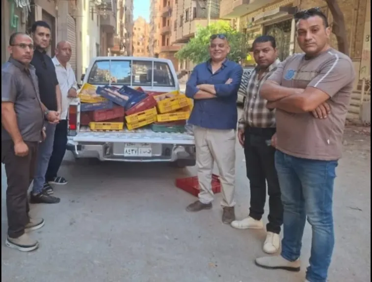 ضبط 275 كيلو دجاج غير صالح للاستهلاك الآدمي بالفيوم
