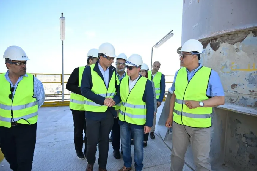 وزير الاستثمار يشهد افتتاح صوامع التصدير الجديدة لشركة تيتان مصر بالإسكندرية