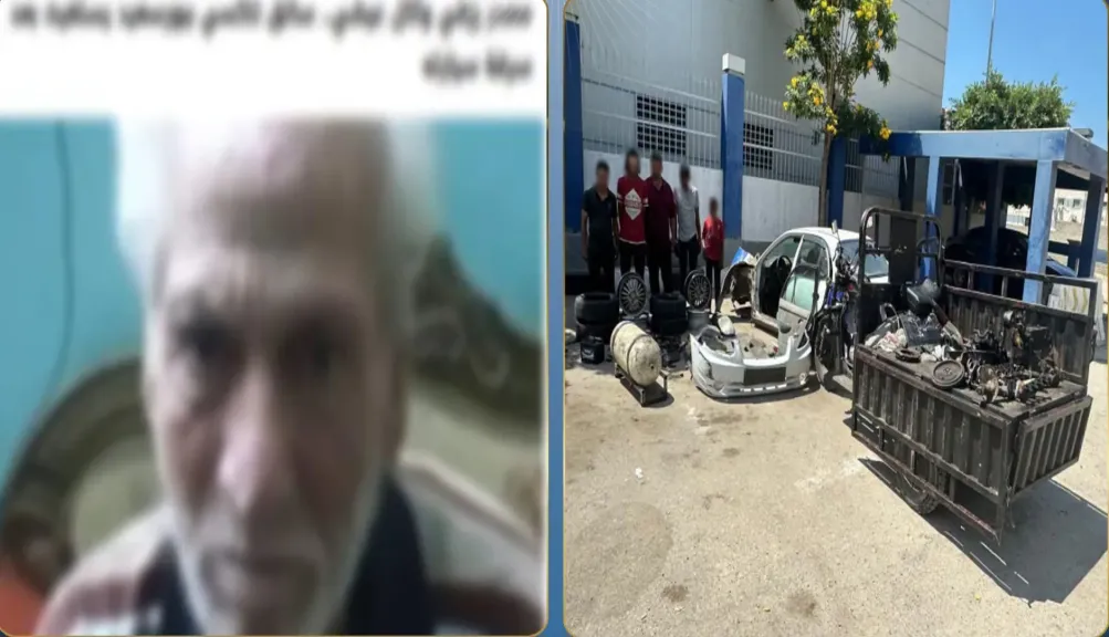 حوله العربية لقطع غيار.. القبض علي  ميكانيكي ونجله لسرقة أجزاء من سيارة مسن في بورسعيد
