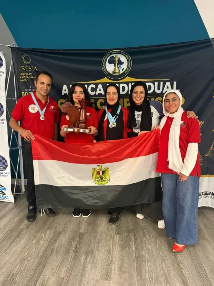 منتخب مصر يحصد 4 ميداليات في بطولة إفريقيا للشطرنج ببتسوانا