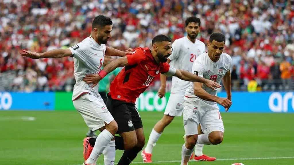 شوط أول مثير.. مصر تتعادل مع إيران وشوبير يتألق بالتصدي لركلة جزاء