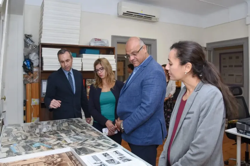 م. ايمن عطية  يبحث سبل التعاون مع مركز الدراسات السكندرية الفرنسي لحماية التراث والنهوض به.