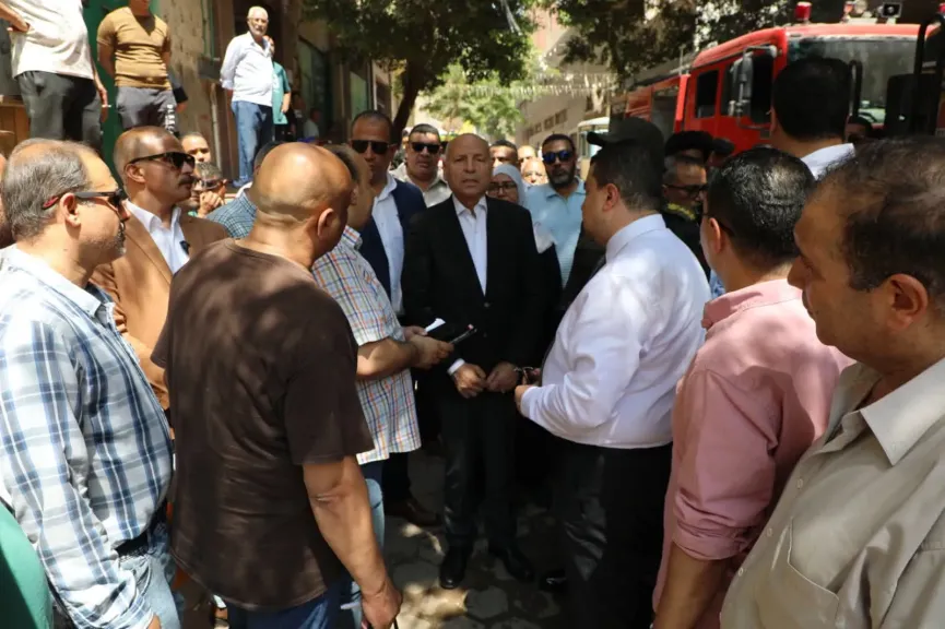 بسبب حريق ورشة أخشاب.. محافظ القاهرة يقرر تشكيل لجنة هندسية لمعاينة العقار المنهار  بمنشأة ناصر
