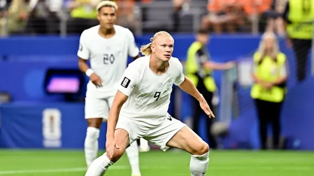 نهاية الشوط الأول.. النرويج تتقدم عل كوت ديفوار 1-0