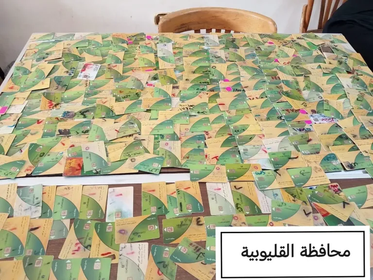 ضبط 9837 بطاقة تموينية مجمعة داخل مخابز ومنافذ تموينية بـ14 محافظة