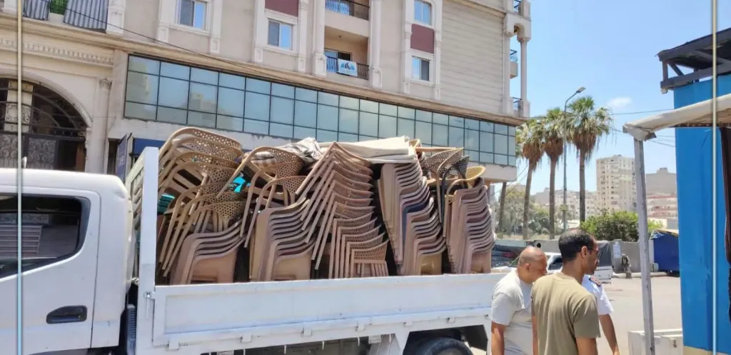 احياء الإسكندرية تضبط 187 حالة إشغال متنوعة