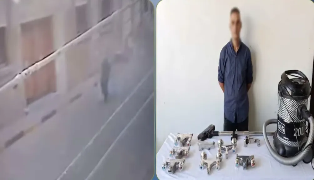 القبض على لص سرق مكنسة وحنفيات من مسجد تحت الإنشاء بالمنوفية