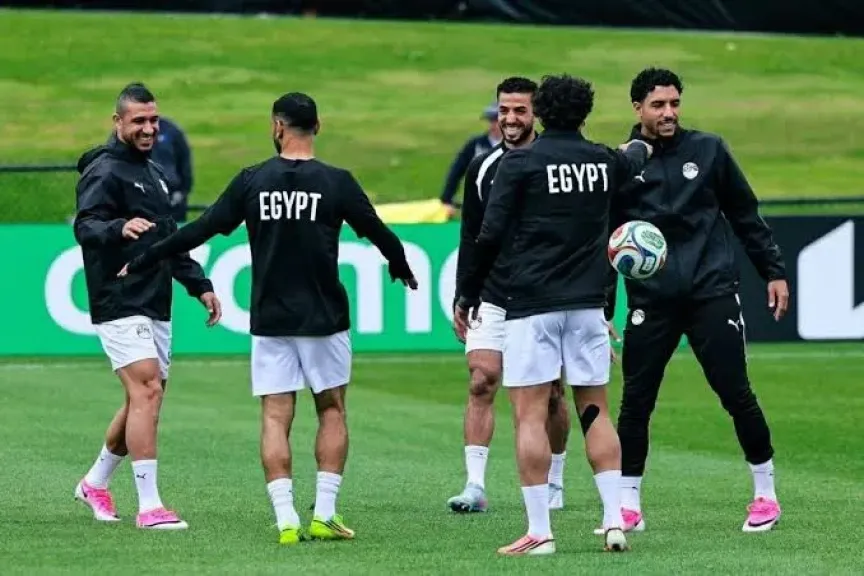 اليوم.. منتخب مصر يختتم تحضيراته قبل مواجهة الارجنتين