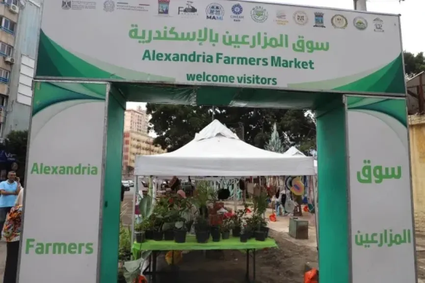 إقبال ملحوظ فى أول أيام سوق  المزارعين «من الأرض إلى اليد» في زيزينيا