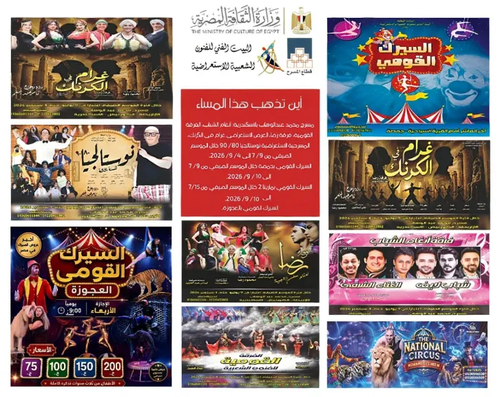 عروض قطاع الفنون الشعبية والاستعراضية 