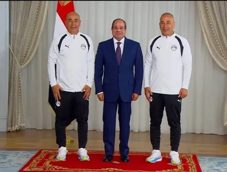حسام حسن يؤكد للرئيس السيسي: المنتخب عازم على مواصلة الإنجازات