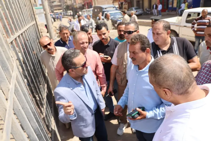 الإطاحة برئيس وحدة خلال جولة مفاجئة لمحافظ المنوفية