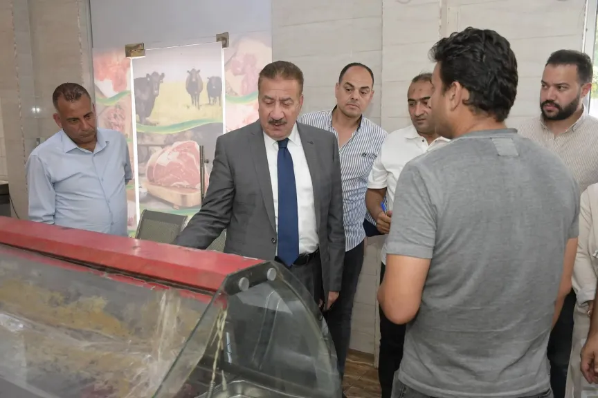 محافظ بورسعيد يفتح ملف ركود منفذ بيع اللحوم.. ويوجه بدراسة عاجلة لإنقاذ المشروع