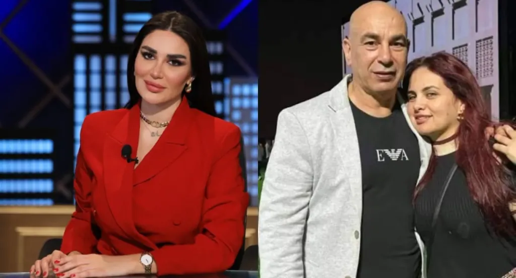 حسام حسن وزوجته وسارة نخلة