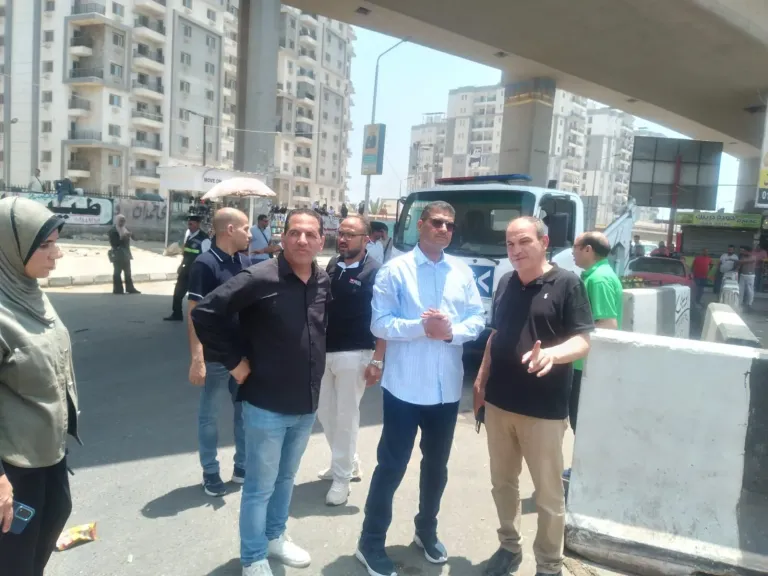 نائب محافظ الدقهلية يتفقد ميدان سندوب لمتابعة أعمال التطوير الشامل