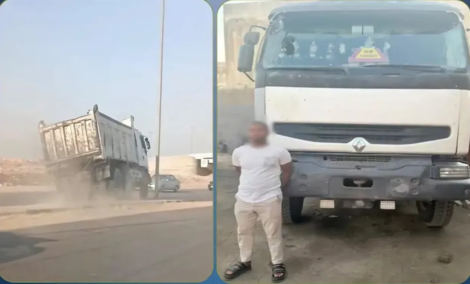 مطاردة مثيرة بالمقطم.. القبض علي سائق نقل قاد عكس الاتجاه بدون لوحات أو رخصة هربا من المرور