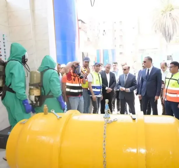 محافظ الغربية يفتتح محطة مياه عمر بن الخطاب بالمحلة الكبرى بعد تطويرها بتكلفة 40 مليون جنيه