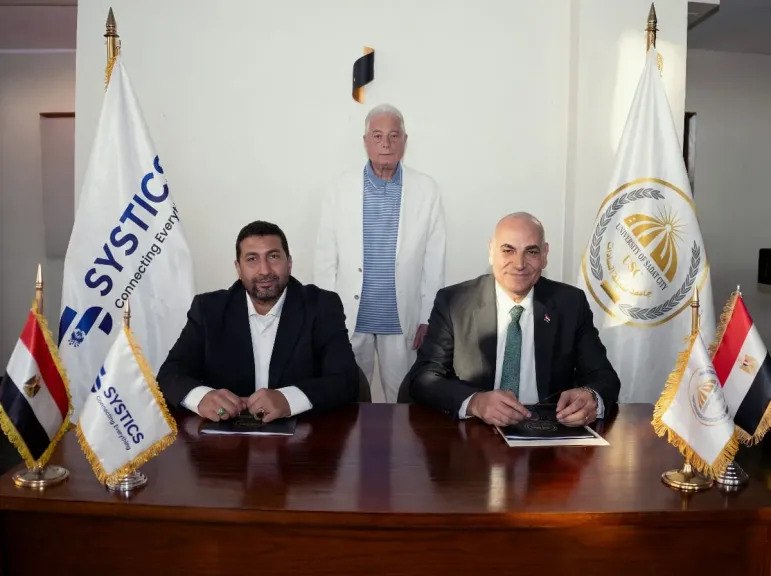 رئيس جامعة مدينة السادات يوقع بروتوكول تعاون استراتيجي مع تحالف «سيستكس–الترابط» لدعم التحول الرقمي