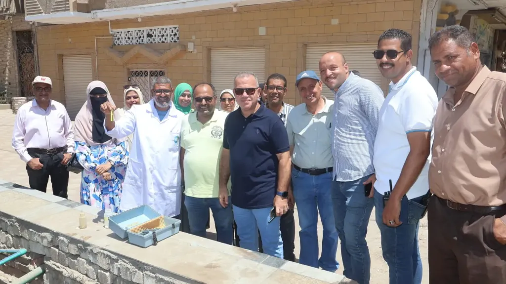 تشغيل محطة مياه قحافة المطورة بكامل طاقتها في الفيوم