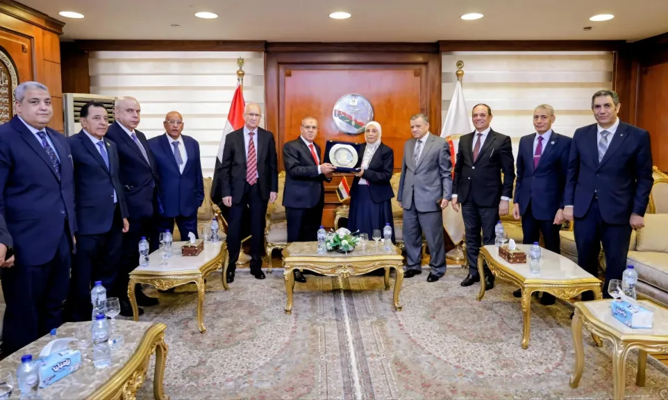 رئيسة هيئة النيابة الإدارية تستقبل القاضي ربيع لبنه رئيس محكمة النقض ورئيس مجلس القضاء