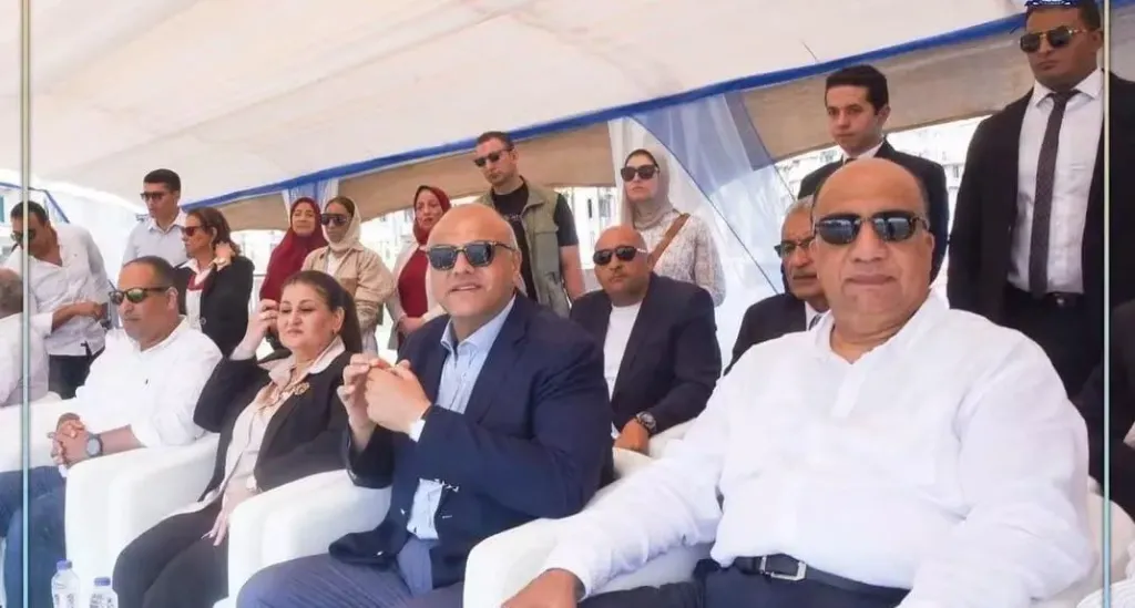 محافظ الإسكندرية واعضاء مجلس النواب في احتفالات المحافظة بعيدها القومي ال74 بالمنشية