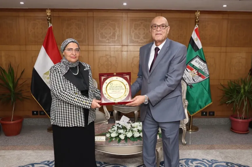 هيئة قضايا الدولة تستقبل عميدة «حقوق العاصمة» لتهنئة المستشار عبد الناصر أبو العزم برئاسة الهيئة