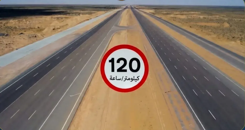 وزارة الداخلية تعلن: رفع السرعة القانونية بطريق وادي النطرون _ العلمين إلى 120 كم/س بعد تطويره