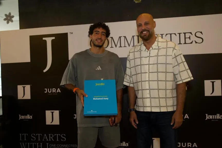 المنتخب المصري يتسلم شاليهات مكافأة بمشروع ”Jamila” بالساحل الشمالي