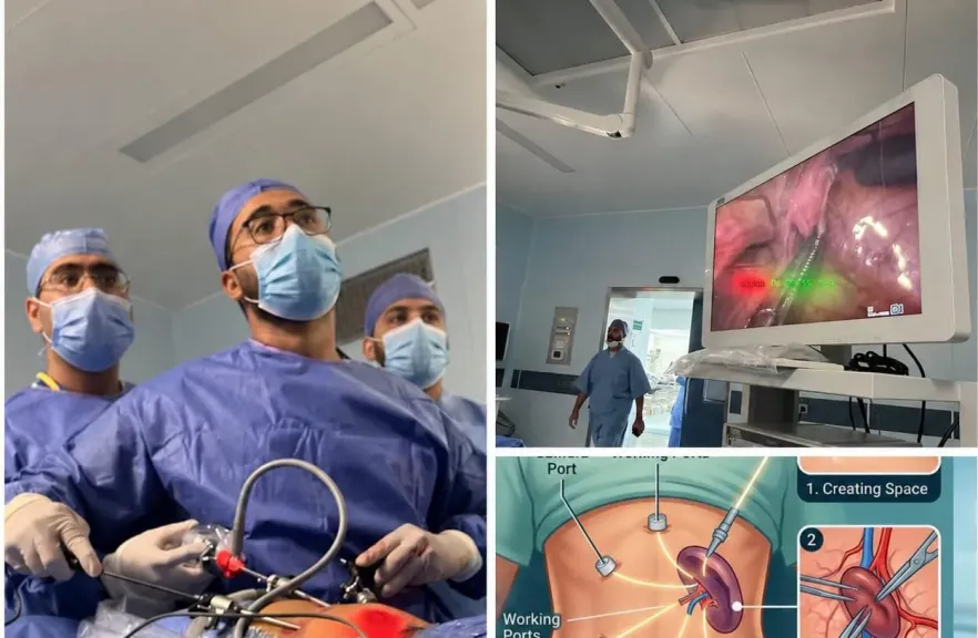 مستشفى جامعة قناة السويس تنجح في استئصال طحال طفل بالمنظار