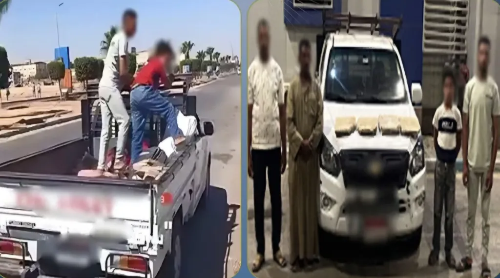 سرقوا الرصيف وخلعوا البلاط ... الداخلية تلقي القبض علي سائق ربع نقل وآخرين في العاشر من رمضان بعد اغت*صابهم الطريق العام