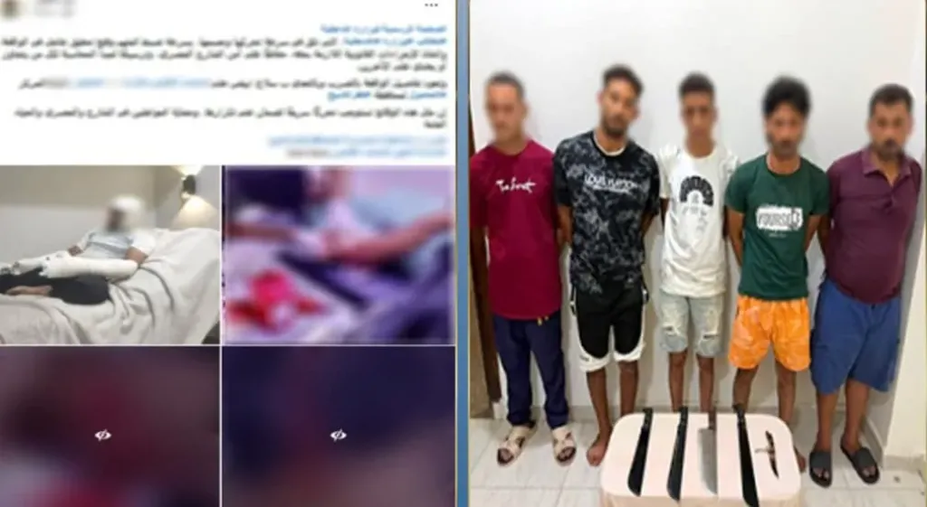 كشف ملابسات واقعة اعتداء بسلاح أبيض على عامل في كفر الشيخ.. وضبط 5 متهمين بالحامول
