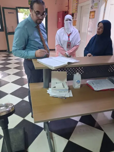 وكيل صحة الفيوم يفاجئ مستشفى الفيوم العام ووحدة الكعابي الجديدة