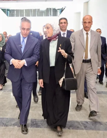 رئيسة هيئة النيابة الإدارية تتفقد «مدينة العدالة» بالعاصمة الإدارية الجديدة