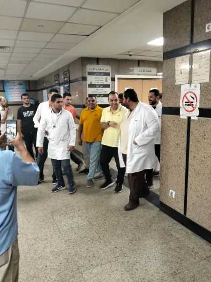 زيارة مفاجئة لمستشفى الخانكة التخصصي.. متابعة ميدانية لضمان جودة الخدمات الطبية