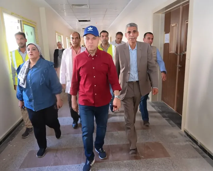 محافظ الغربية يتفقد مستشفى السنطة المركزي الجديد