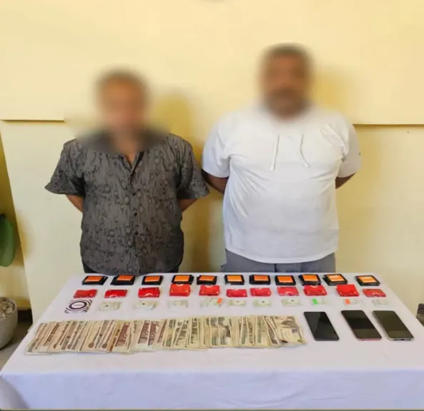 ضبط شخصين بحوزتهما 218 خط محمول مفعلة ببيانات الغير في الموسكي
