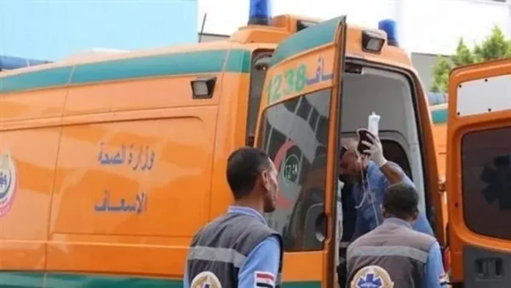 اصابة 12 شخص فى انقلاب ميكروباص بطريق اللاهون بالفيوم