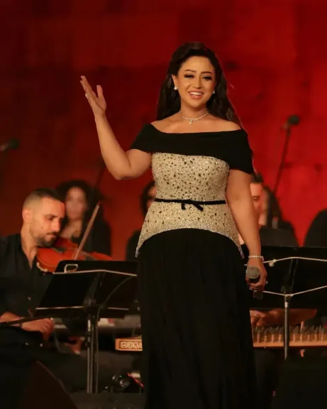 ريهام عبدالحكيم عن مشاركتها في افتتاح مهرجان القلعة: «شكرا لكل هذا الحب»