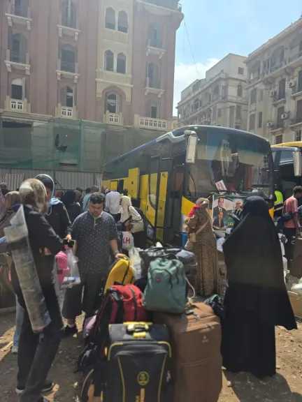 15 حافلة على طريق الوطن.. والمهندس وداعة : حصر السودانيين الغارمين والمحبوسين بالسجون المصرية لتسوية أوضاعهم وترتيبات لتفويج المواطنين القادمين من ليبيا قريبا