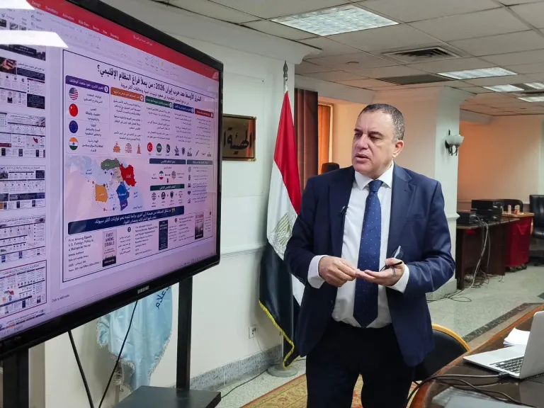 ندوة مركز ماسبيرو للدراسات.. قراءة تحليلية للنظام العالمي الجديد وانعكاساته على الخطاب الإعلامي والسياسي