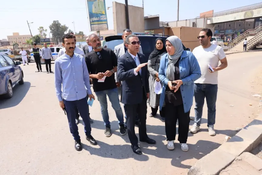 محافظ المنوفية يتفقد التجهيزات النهائية لموقف قويسنا النموذجي ويشدد على سرعة إنهاء الأعمال