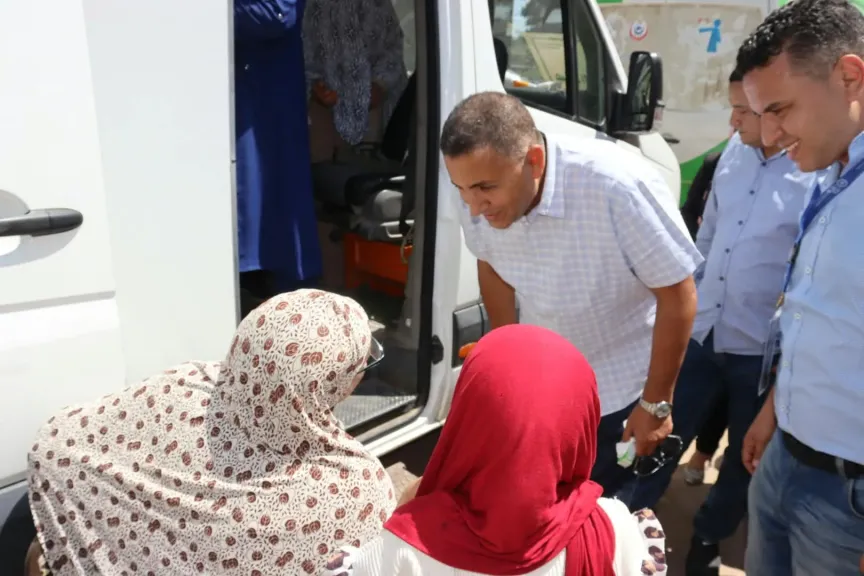 ”خدمة طبية متكاملة دون أعباء”.. محافظ القليوبية يتفقد قافلة كفر الشهاوي
