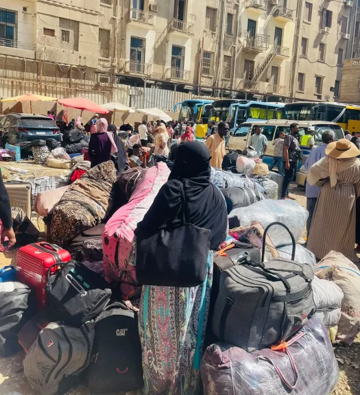 18حافلة تحمل 882 سودانيًا من القاهرة إلى وطنهم..  و حسن خالد: العودة طريق الأمل وإعادة البناء