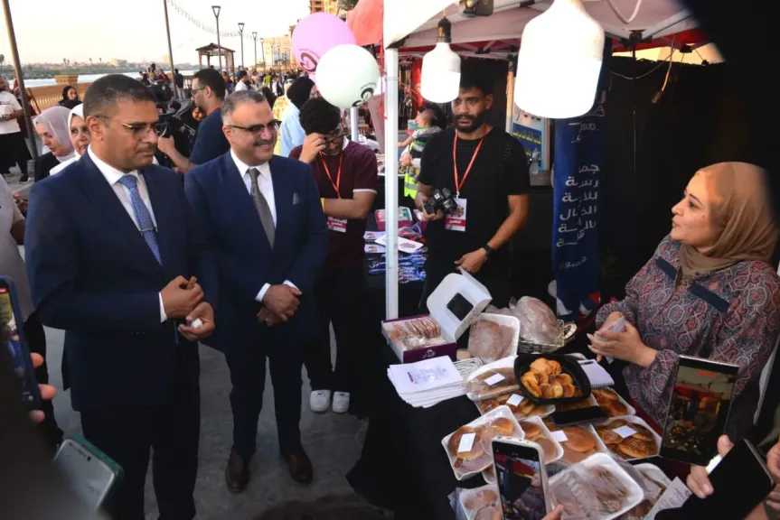 ”المغربي ”يفتتح بازار أهل المنصورة