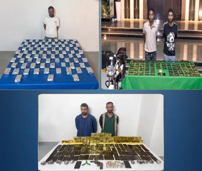 الداخلية تداهم بؤر إجرامية بـ3 محافظات.. مصرع 5 عناصر شديدة الخطورة وضبط نصف طن مخدرات و32 ألف قرص و139 سلاحًا