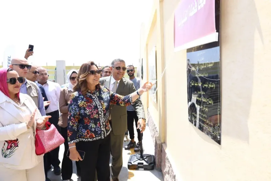 المحطة الوسيطة للمخلفات بمرصفا في بنها ضمن جولة وزيرة التنمية المحلية والبيئة بالقليوبية.. صور