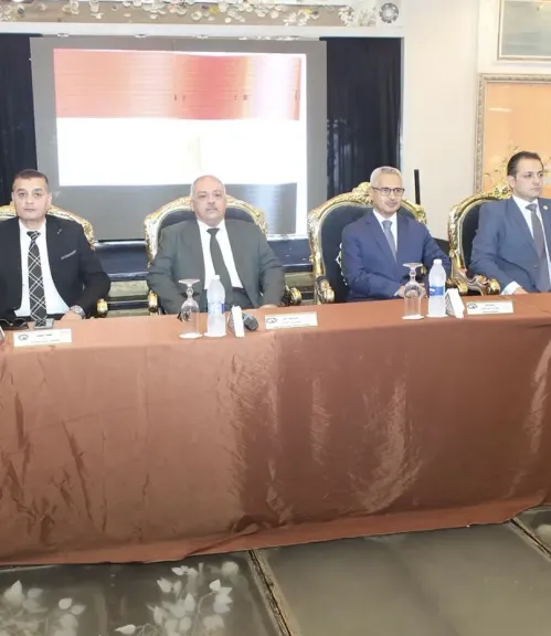 محافظ بنى سويف ومدير الأمن يشهدان مراسم اجراء قرعة الحج التابعة لمديرية الأمن بوزارة الداخلية ٢٠٢٧