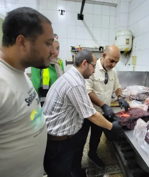 قبل وصولها للمواطنين.. ضبط 780 كيلو لحوم فاسدة ومذبوحات خارج المجازر بغرب شبرا الخيمة