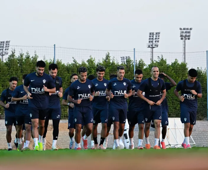 الزمالك يختتم تدريباته لمباراة الميناء الجيبوتي بدوري الأبطال
