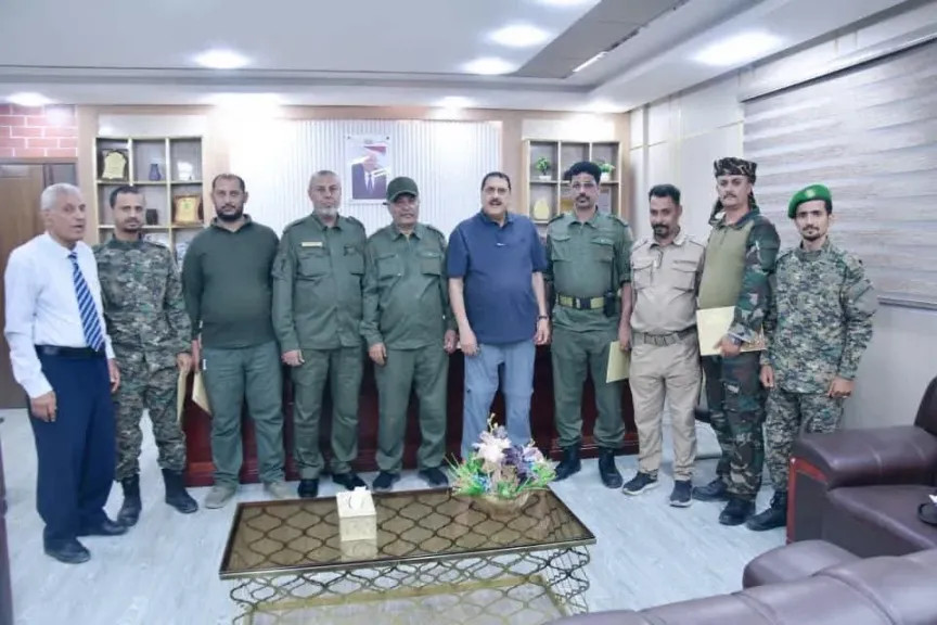اللواء مطهر الشعيبي يقود نهجًا تحفيزيًا لتعزيز يقظة رجال الأمن وترسيخ الاستقرار في عدن